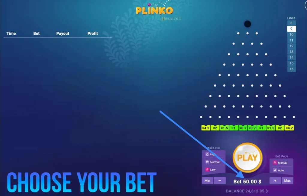 plinko gameplay 1