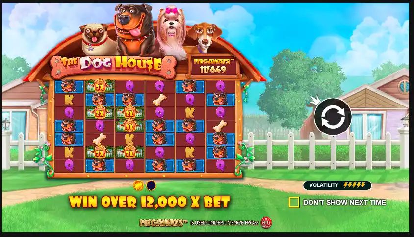 dog house megaways gameplay