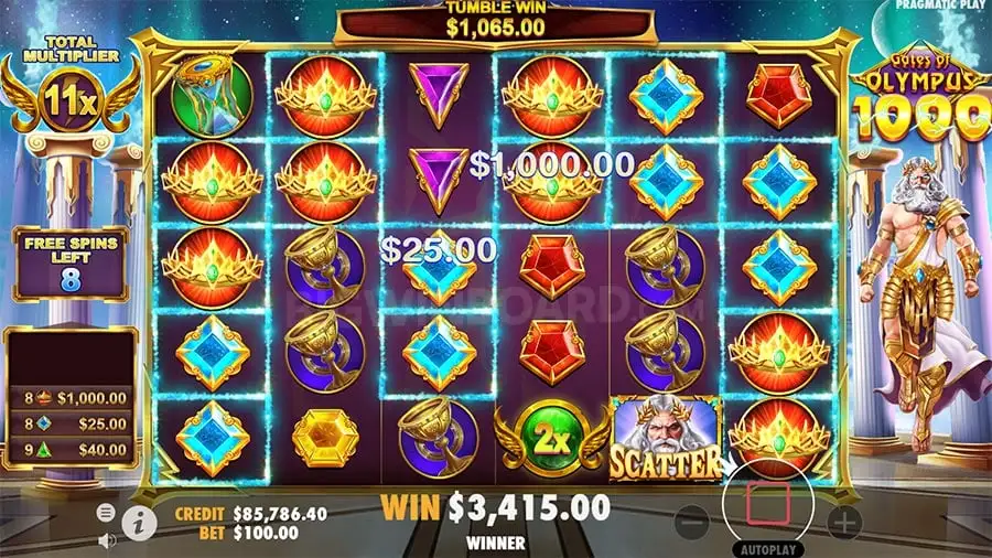 Gates of Olympus gameplay