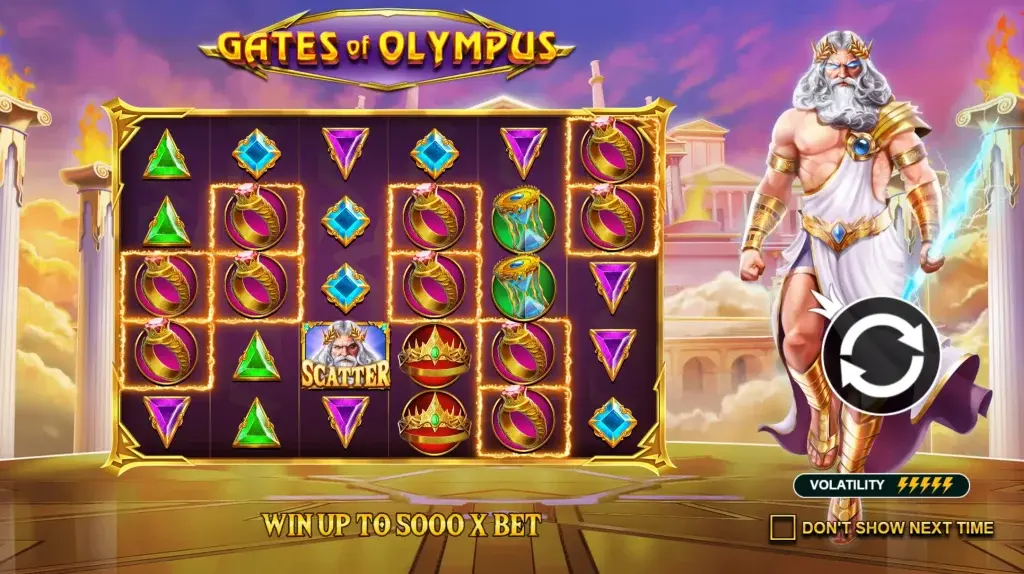 Gates of Olympus gameplay 2
