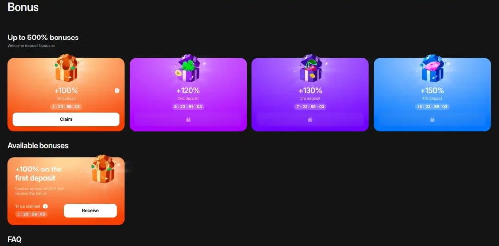1win bonuses