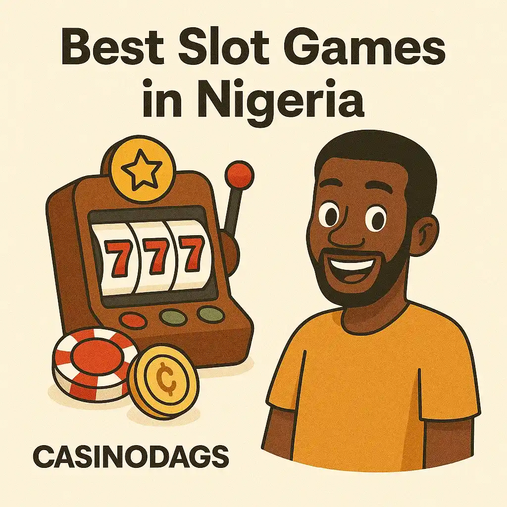 Nigerian player spinning slot reels on mobile casino app