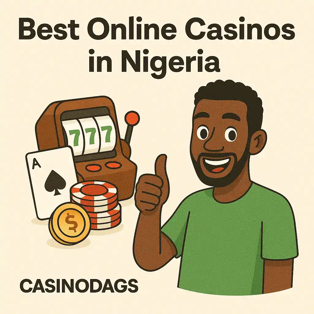 Happy Nigerian player using mobile phone to access online casino
