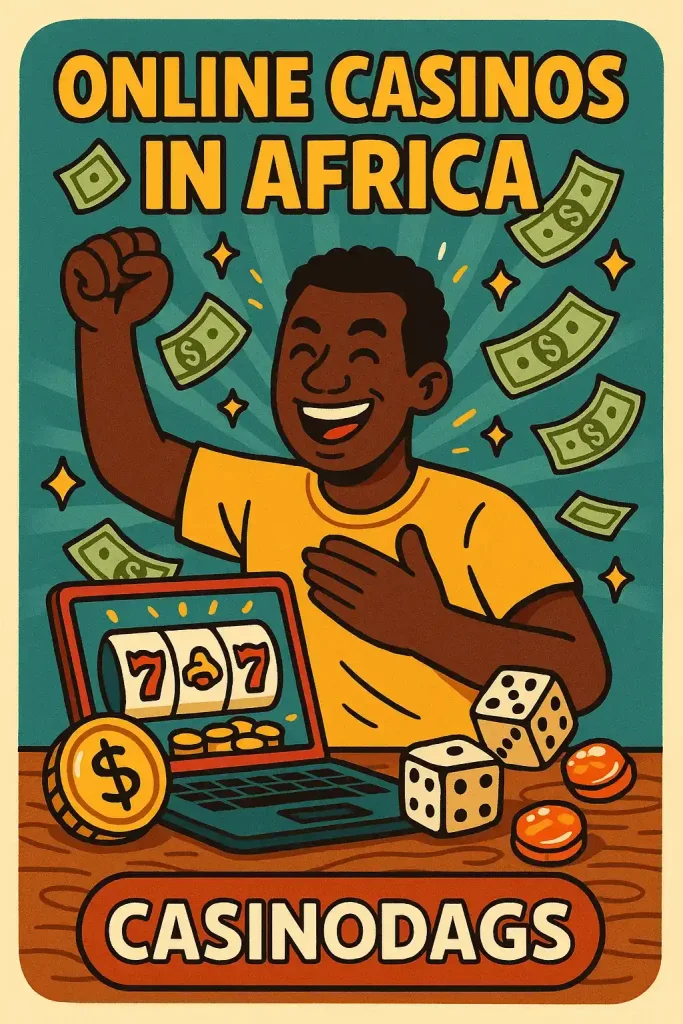 Stylish African man using mobile to play at best online casinos