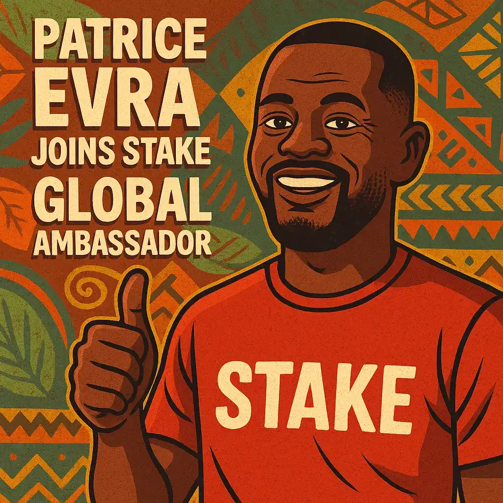 Patrice Evra Joins Stake as Global Ambassador