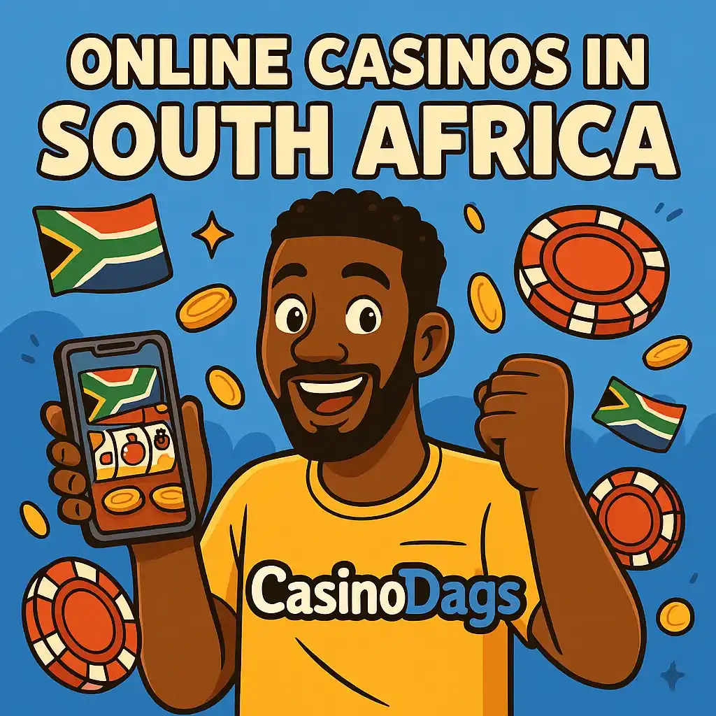 Happy South African player using CasinoDags at an online casino